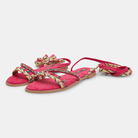 Sandalias de dedo modelo gladiador de mujer Bata Red Label , Rosa Sandalias de dedo modelo gladiador de mujer Bata Red Label , Rosa